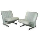 A pair of 1960s lounge chairs,
