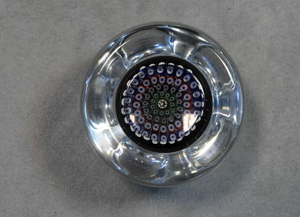 Three Whitefriars faceted glass paperweights, - Image 11 of 12