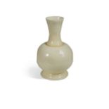 Takeshi Yasuda (Japanese, born 1943), a creamware bottle vase,