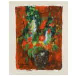 § § Lebadang (Vietnamese/French 1921-2015) A Vase of Flowerssigned and dated 'Lebadang / 56' (