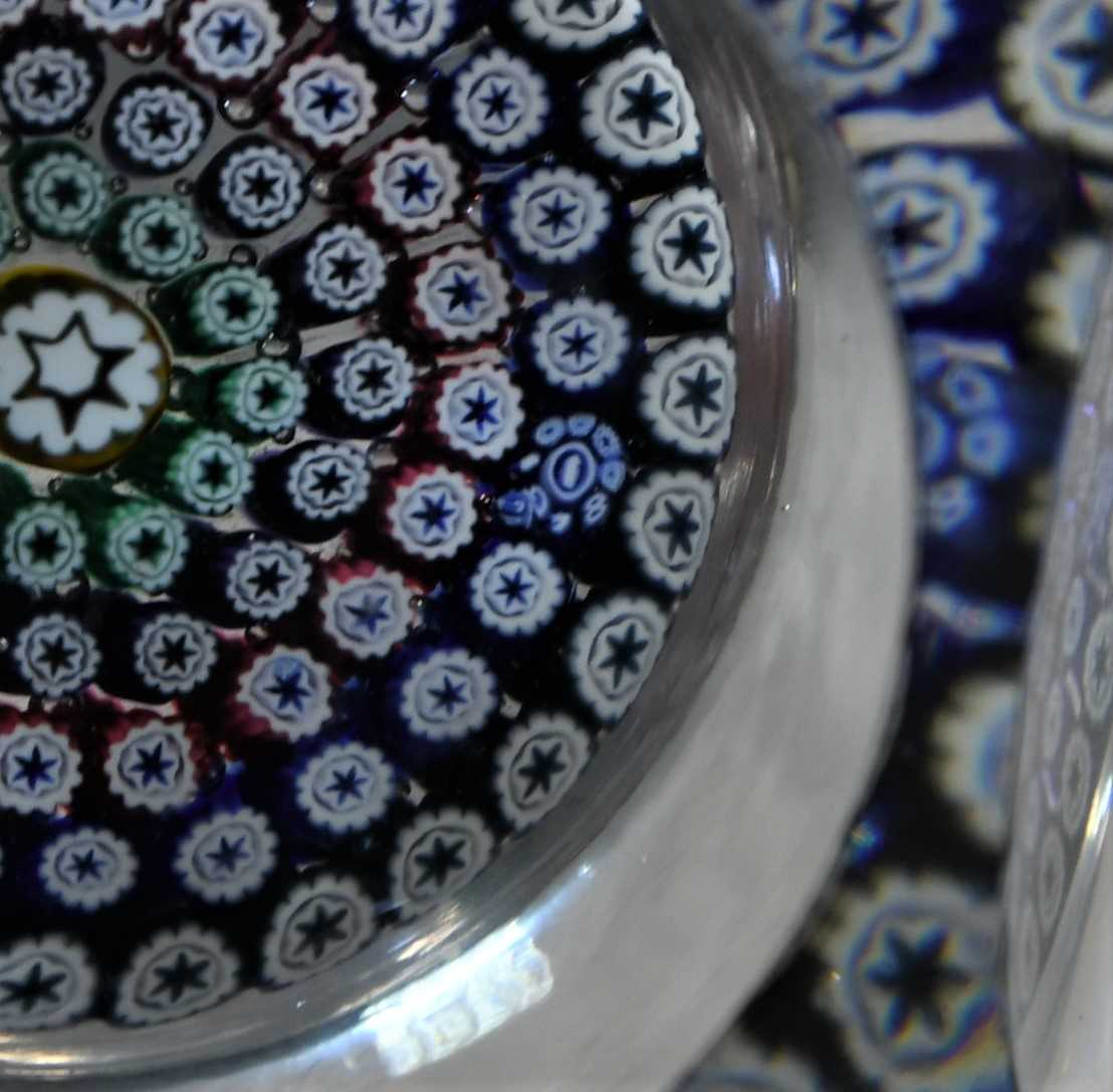 Three Whitefriars faceted glass paperweights, - Image 12 of 12