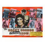 The Rocky Horror Picture Show (1975) UK Quad poster, first release poster designed by John Pasche;