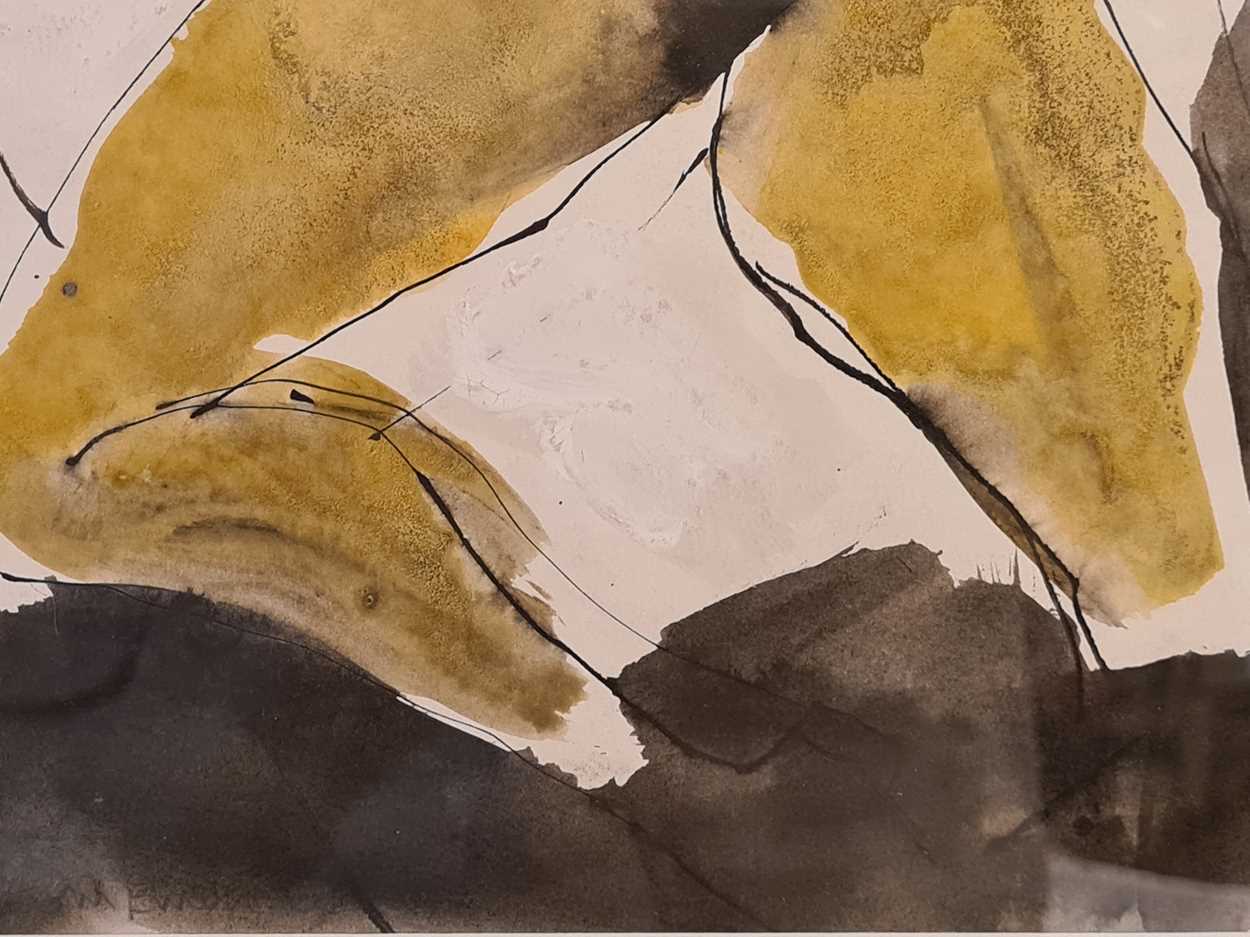 § John Emanuel (British 1930-) Reclining Nudesigned 'JohnEmanuel' (lower right)watercolour and ink24 - Bild 5 aus 10