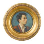 § Lisa de Montfort (British 1906-1990) A portrait miniature of John Pembertonsigned with monogram (