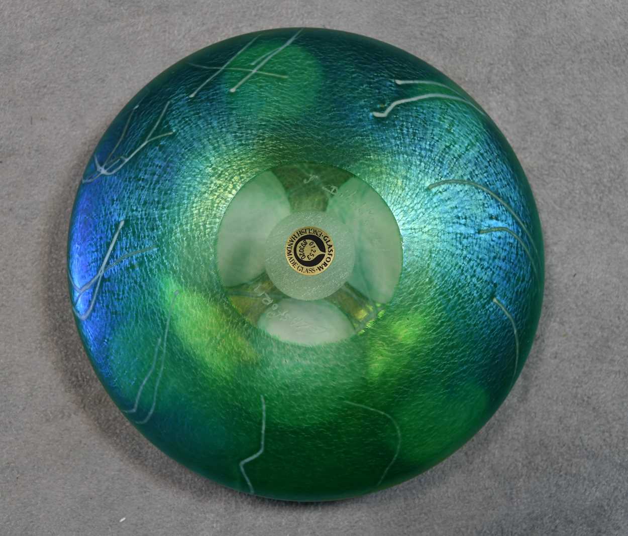 Five John Ditchfield iridescent glass paperweights, - Image 19 of 21