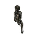 § Tom Greenshields (1915-1994), Merry, a cold cast bronze resin model,