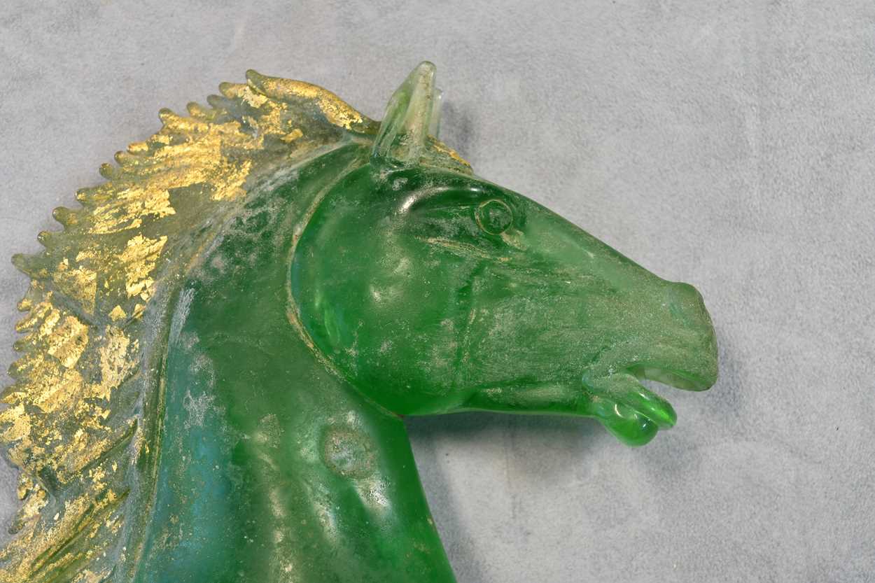 Arnaldo Zanella (Italian, born 1949) for Murano, a stylised glass model of a horse's head, - Image 11 of 12