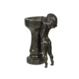 § Tom Greenshields (1915-1994), Birdbath, a cold cast bronze resin model,