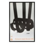 After Pierre Soulages (French, born 1919), 1972 Munich Olympic Games Poster, lithograph in