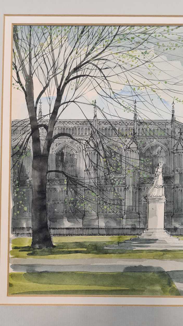 § Robert Tavener (British 1920-2004) Westminster Abbey and the Houses of Parliamentsigned 'Robert - Bild 3 aus 8