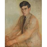 § Paul Feiler (German 1918-2013) Portrait of Bryan Edric Nevill Lyte, half lengthsigned with