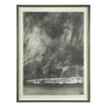 § § Norman Ackroyd CBE, RA (British 1938-) Snowstorm at Cartmel Fell signed 'Norman Ackroyd' (