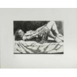 § § Paula Rego DBE, RA (Portuguese/British 1935-) Woman lying downsigned 'Paula Rego' (lower right);