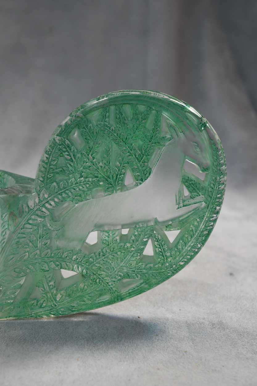 Saint-Hubert, an R. Lalique glass jardiniere, - Image 5 of 8