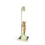 An Art Deco figural table lamp,