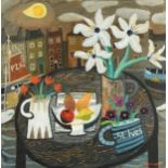 § Alan Furneaux (British 1953-) St Ives Still Life With Lilliessigned 'a furneaux' (lower right);