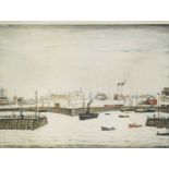 § § Laurence Stephen Lowry RA (British 1887-1976) The Harboursigned 'L.S Lowry' (lower right)