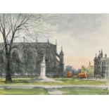 § Robert Tavener (British 1920-2004) Westminster Abbey and the Houses of Parliamentsigned 'Robert