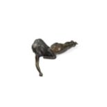 § Tom Greenshields (1915-1994), Briony on Tummy, a cold cast bronze resin model,