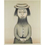 § Laurence Stephen Lowry RA (British 1887-1976) Woman with a Beardsigned 'L.S. Lowry' (lower right)