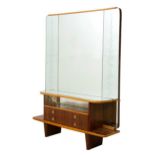 Mario Bellini (Italian, born 1939), a mid-century walnut dressing table,