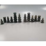 Four chess sets.