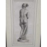 A collection of three figural studies; to include, Andrew Morrison, female nude, signed '