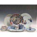 A collection of 18th century and later Chinese porcelain to include an 18th century Chinese export