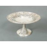 An Edward VII silver standing dish,