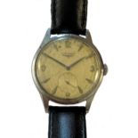 Longines - A steel wristwatch,