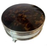 A Victorian silver dressing table trinket box,