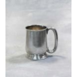 A 20th century silver child's tankard,