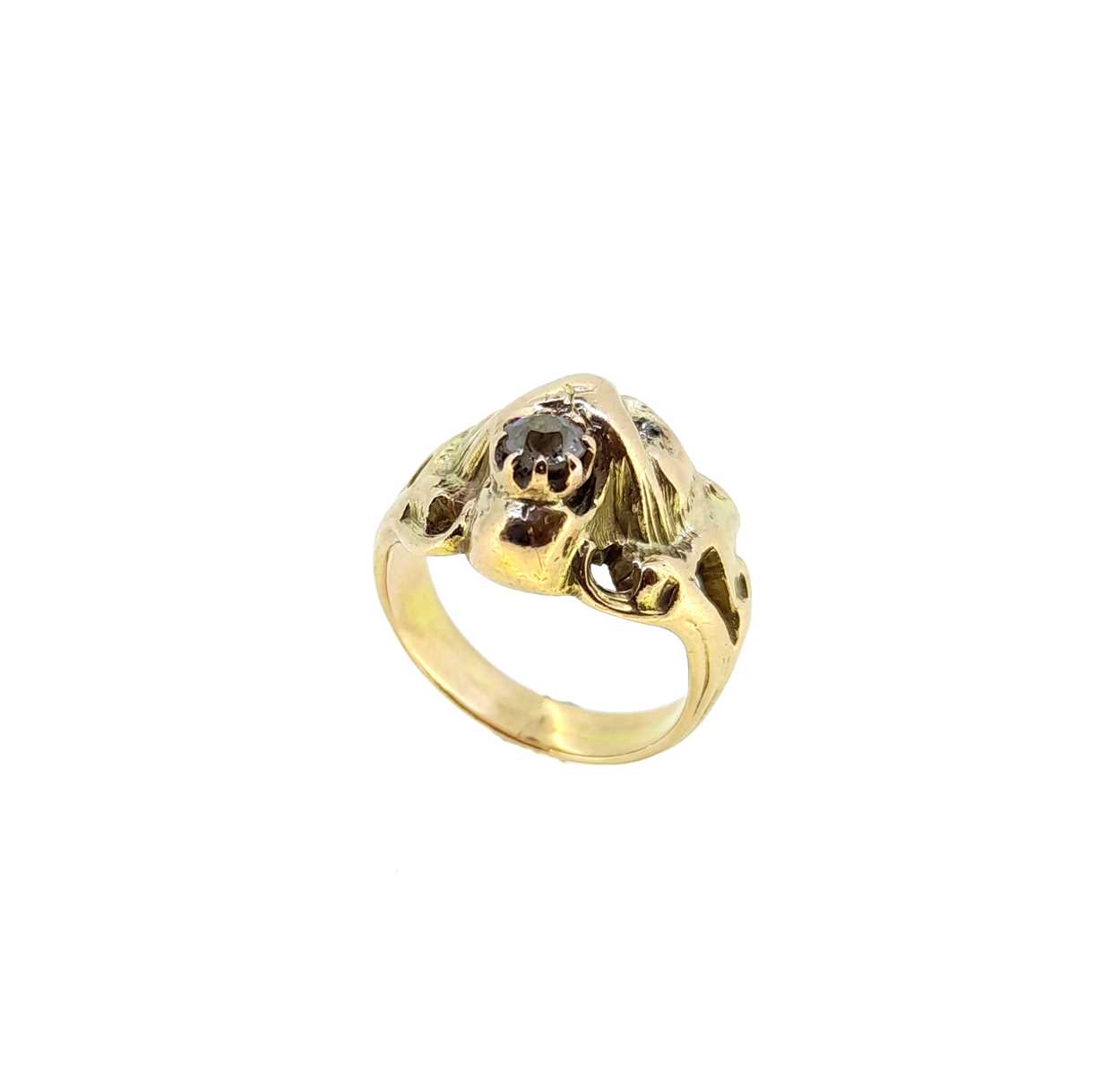 A leopard's head diamond set dress ring, - Image 2 of 4