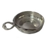 A 20th century silver tastevin,