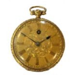 Wm. Withers, Bristol - An early Victorian 18ct gold open-faced pocket watch,
