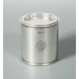 An Edward VII silver novelty tea or tobacco caddy,