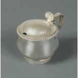 A George III silver mustard,