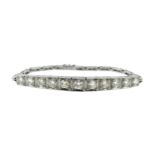 A diamond centerpiece bracelet,