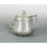 An Edward VII silver porringer and cover,