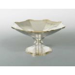 A George V silver standing dish,