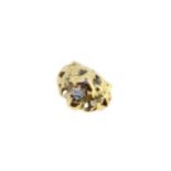 A leopard's head diamond set dress ring,