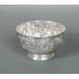 An Edward VII silver rose bowl,