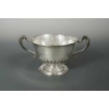 A Victorian silver two handled trophy cup,