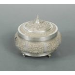 An early 20th century Sri Lankan metalwares covered bowl,