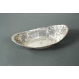 A Victorian silver sweetmeat dish,