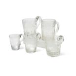 Five various handled ale glasses,