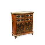 A mahogany and ormolu mounted side cabinet, late 19th century,