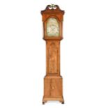 A mahogany longcase clock, early 19th century,