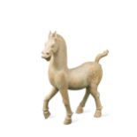 A Pottery horse, Han Dynasty (206BC - 220AD),