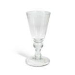 A heavy baluster goblet, circa 1740,